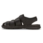 Rockport Darwyn Balıkçı Arkası Açık Sandalet Siyah Deri 2 - Görsel 5