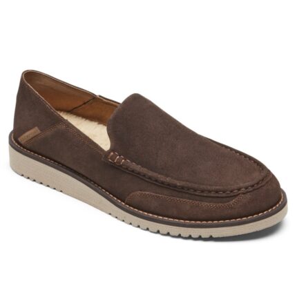 Rockport Erkek Axelrod Ezilme Slip-on Java Nubuk