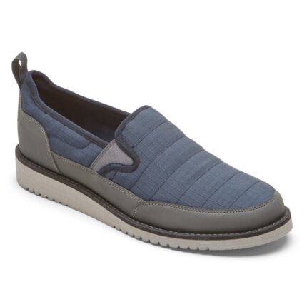 Rockport Erkek Axelrod Kapitone Slip-on Lacivert Yırtılmaz