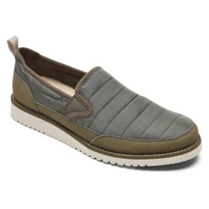 Rockport Erkek Axelrod Kapitone Slip-on Zeytin