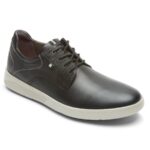 Rockport Erkek Caldwell Düz Burunlu Oxford Siyah Deri