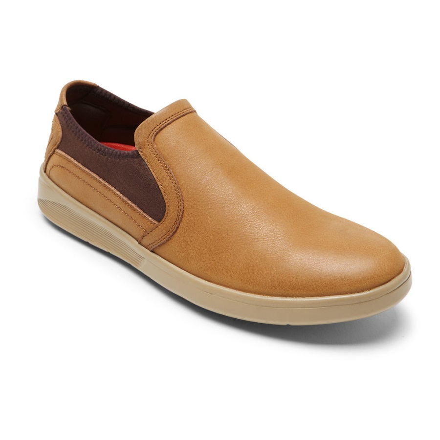 Rockport Erkek Caldwell Ikiz Gore Slip-on çöl Derisi - Görsel 1