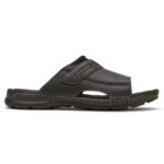 Rockport Erkek Darwyn 2 Slayt Sandalet Siyah Lea Ii - Görsel 2