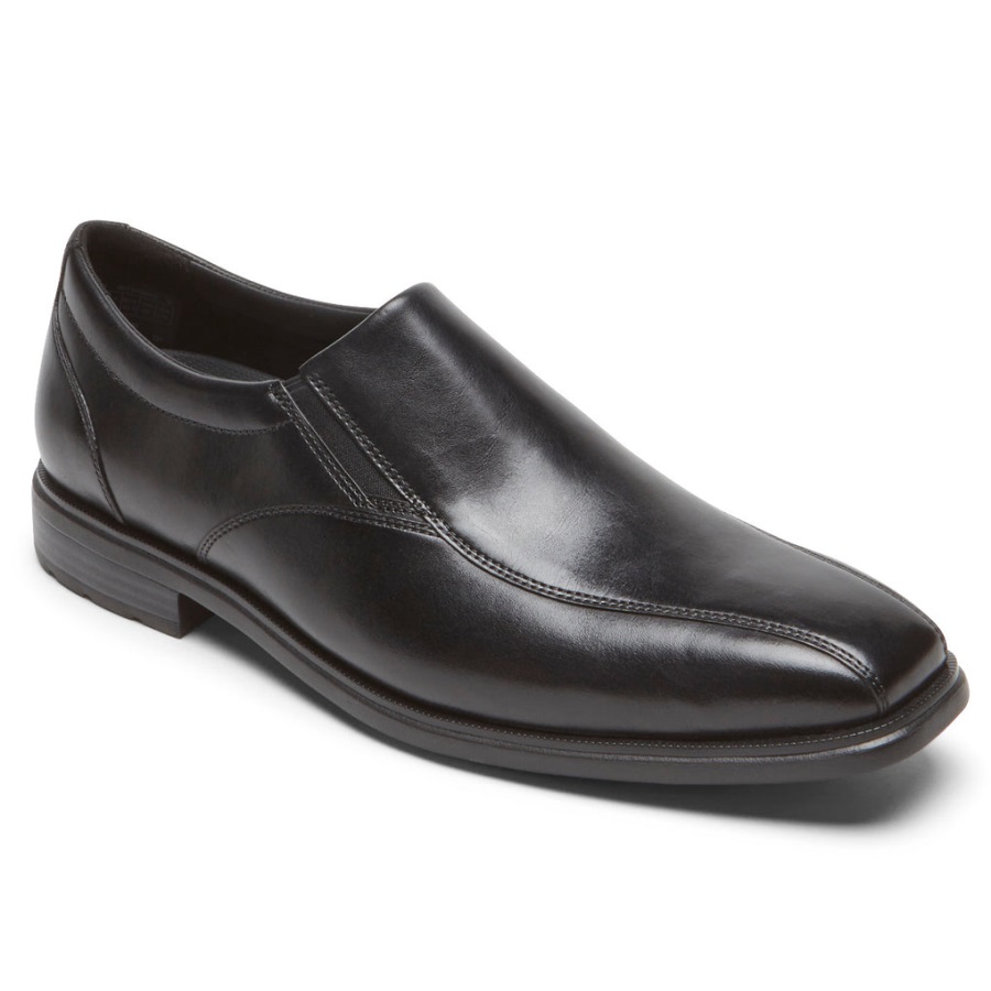 Rockport Erkek Dressports Iş Bisikleti Ayak Parmağı Slip-on Siyah - Görsel 1