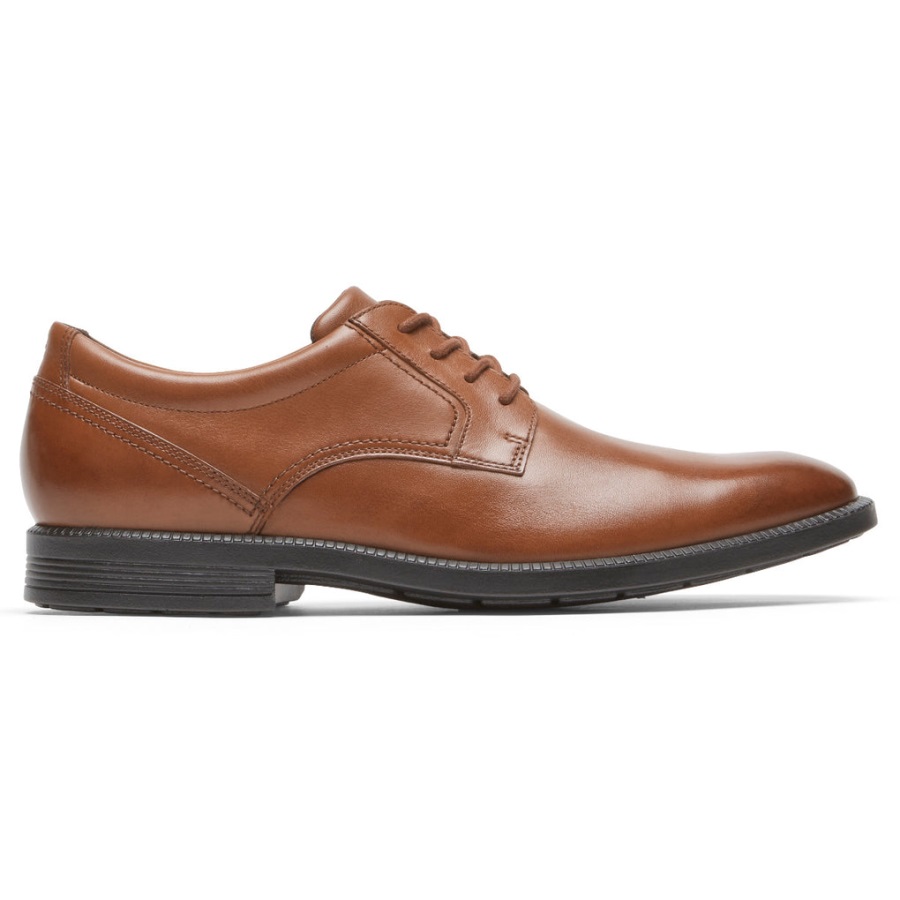 Rockport Erkek Dressports Ofisi Düz Burunlu Oxford Konyak - Görsel 2