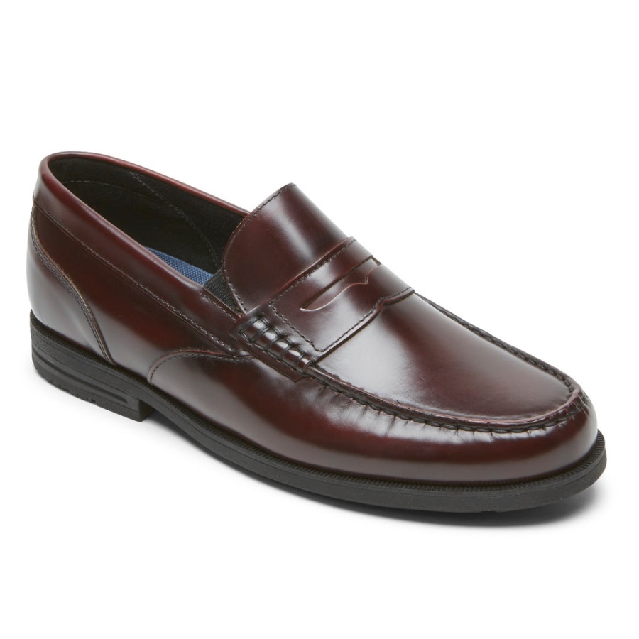 rockport_erkek_preston_kurus_mokasen_bordo.jpg Rockport Erkek Preston Kuruş Mokasen Bordo - Görsel 1