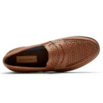 Rockport Erkek Preston Kuruş Mokasen Tan Dokuma - Görsel 4