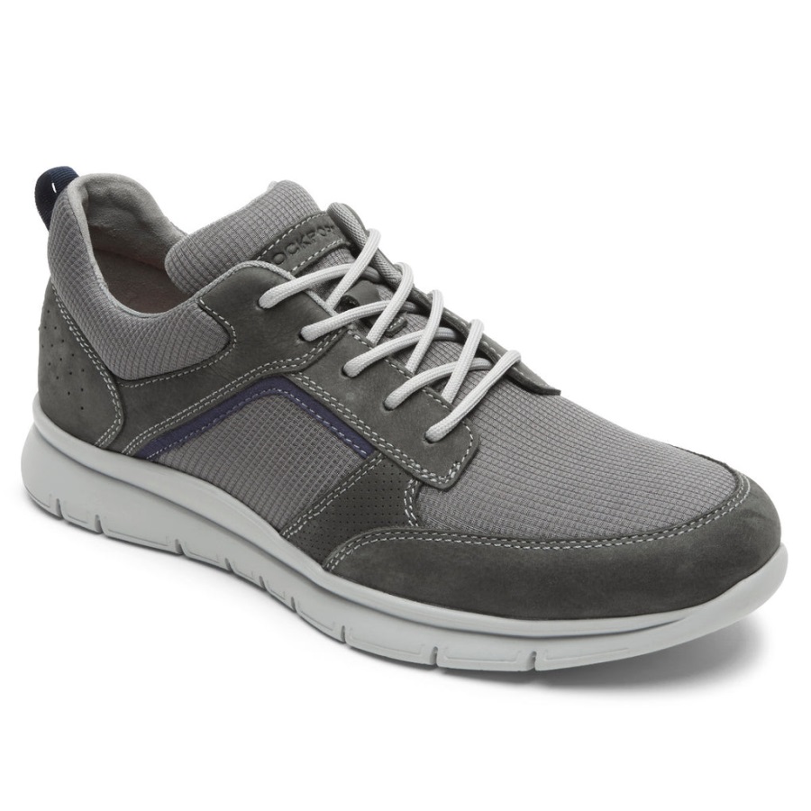rockport_erkek_primetime_gundelik_camurluk_spor_ayakkabi_gri_orgu_lea.jpg Rockport Erkek Primetime Gündelik çamurluk Spor Ayakkabı Gri örgü Lea - Görsel 1