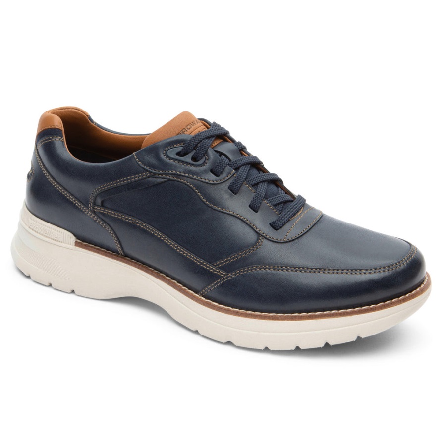 Rockport Erkek Prowalker Sonraki Spor Ayakkabı Yeni Elbise Blues Lea - Görsel 1