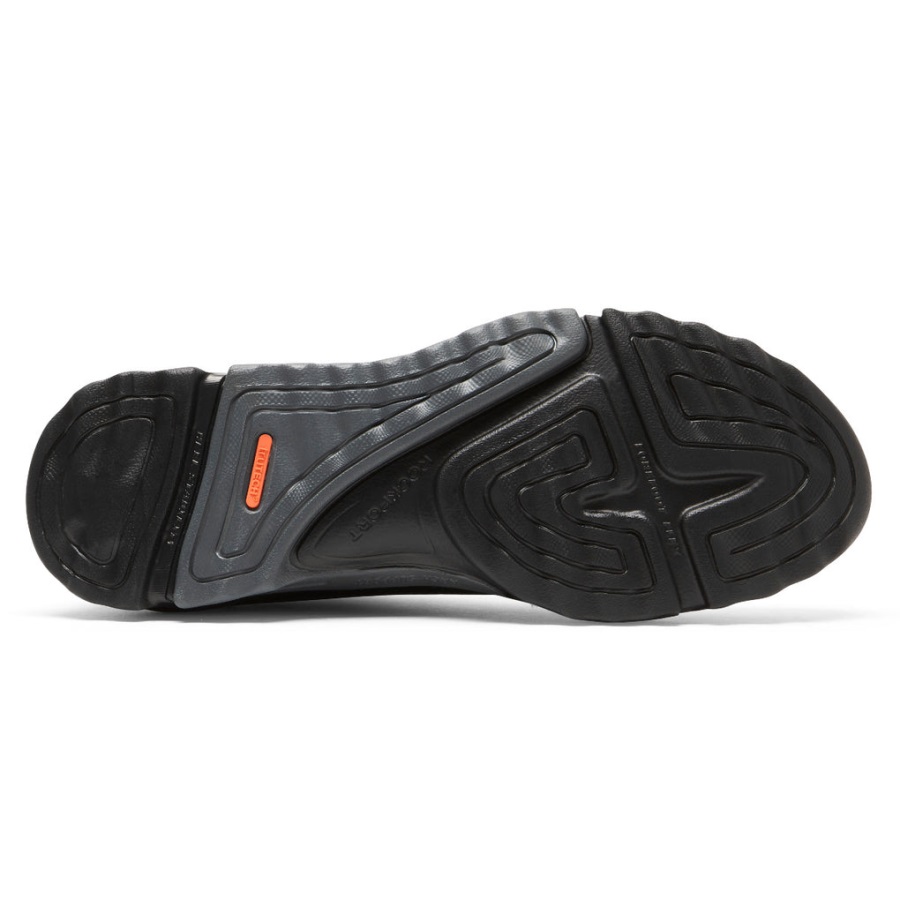 Rockport Erkek Rocsports Spor Ayakkabı üçlü Siyah örgü Deri - Görsel 3