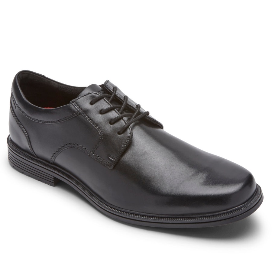 Rockport Erkek Taylor Düz Burunlu Oxford-su Geçirmez Siyah - Görsel 1
