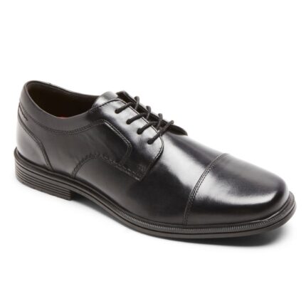 Rockport Erkek Taylor Su Geçirmez Kap Ayak Oxford Siyah