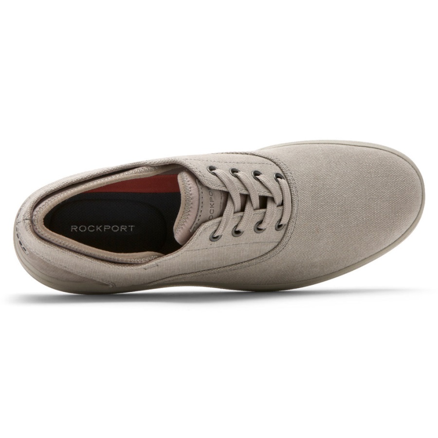 Rockport Erkek Tohumları Cvo Spor Ayakkabı Sağır Tuval Nubuk - Görsel 4