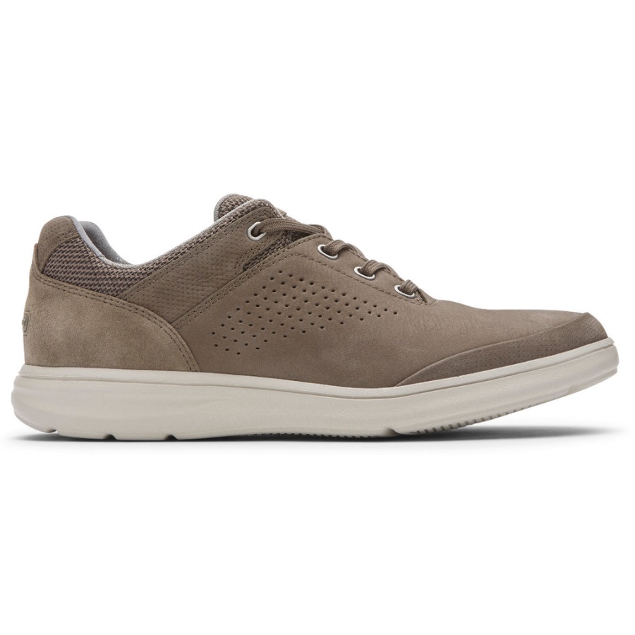 Rockport Erkek Tohumları Oxford Spor Ayakkabı Breen Kabartmalı Nubuk Süet - Görsel 2