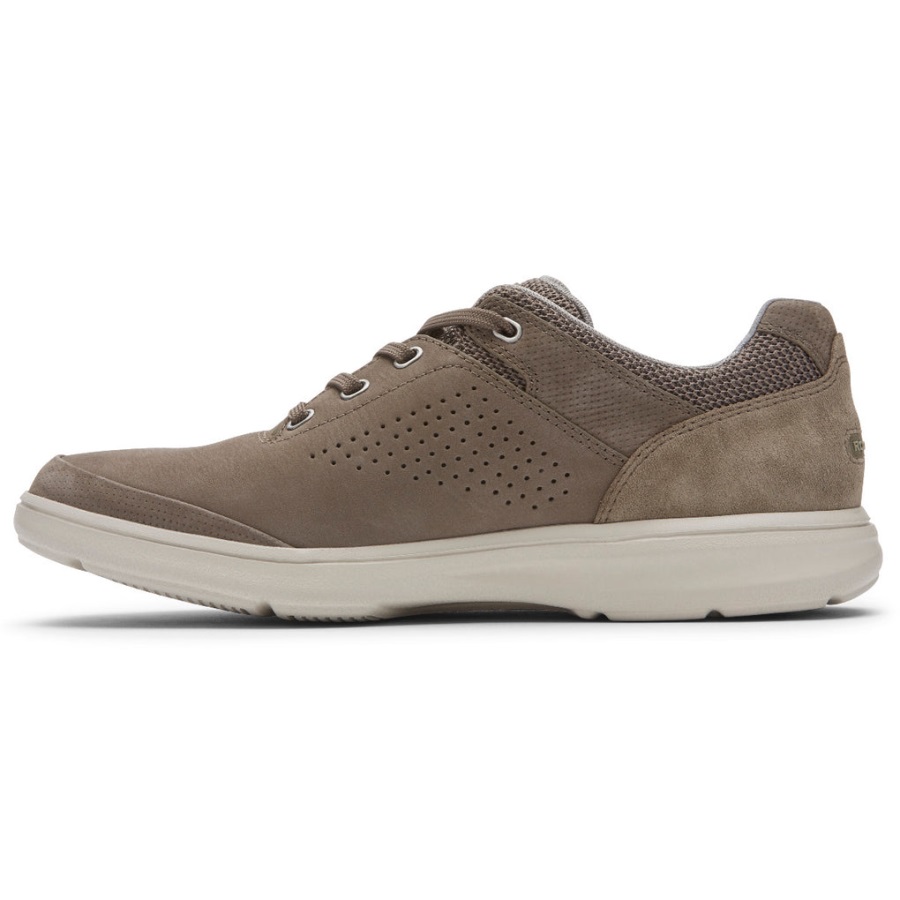 Rockport Erkek Tohumları Oxford Spor Ayakkabı Breen Kabartmalı Nubuk Süet - Görsel 5