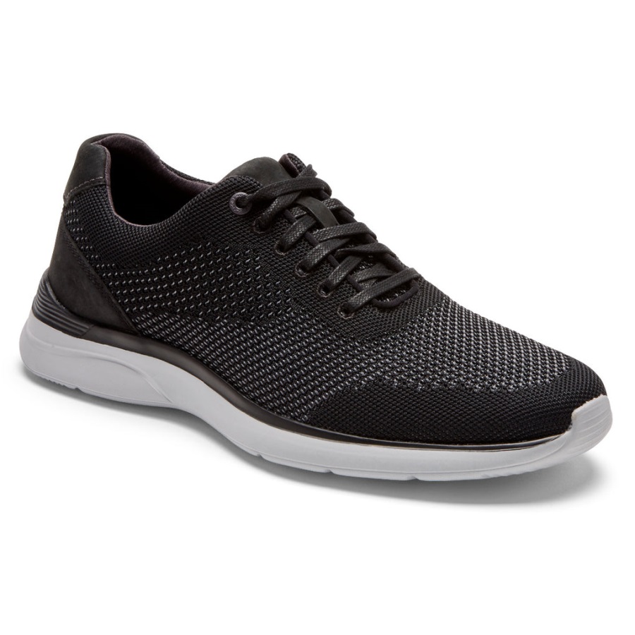 Rockport Erkek Total Motion Aktif örgü Spor Ayakkabı Siyah Ii - Görsel 1