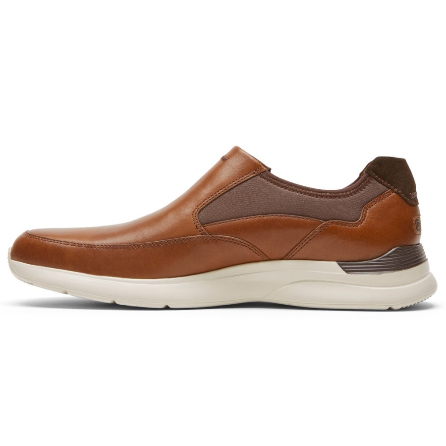 Rockport Erkek Total Motion Aktif Slip-on Spor Ayakkabı Bronzluk - Görsel 5