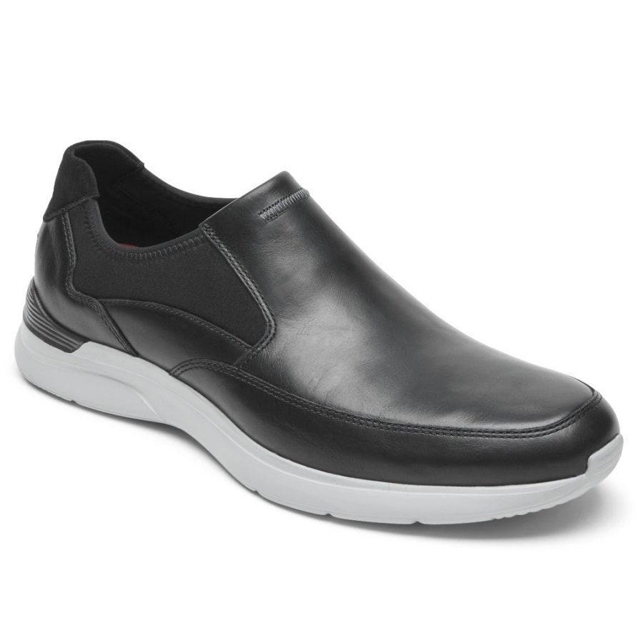 Rockport Erkek Total Motion Aktif Slip-on Spor Ayakkabı Siyah - Görsel 1