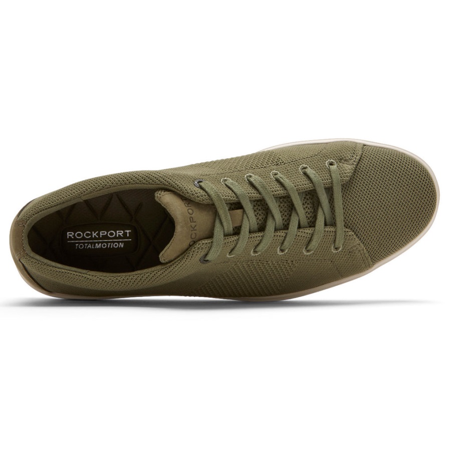 Rockport Erkek Total Motion Lite örgü Spor Ayakkabı Zeytin - Görsel 4