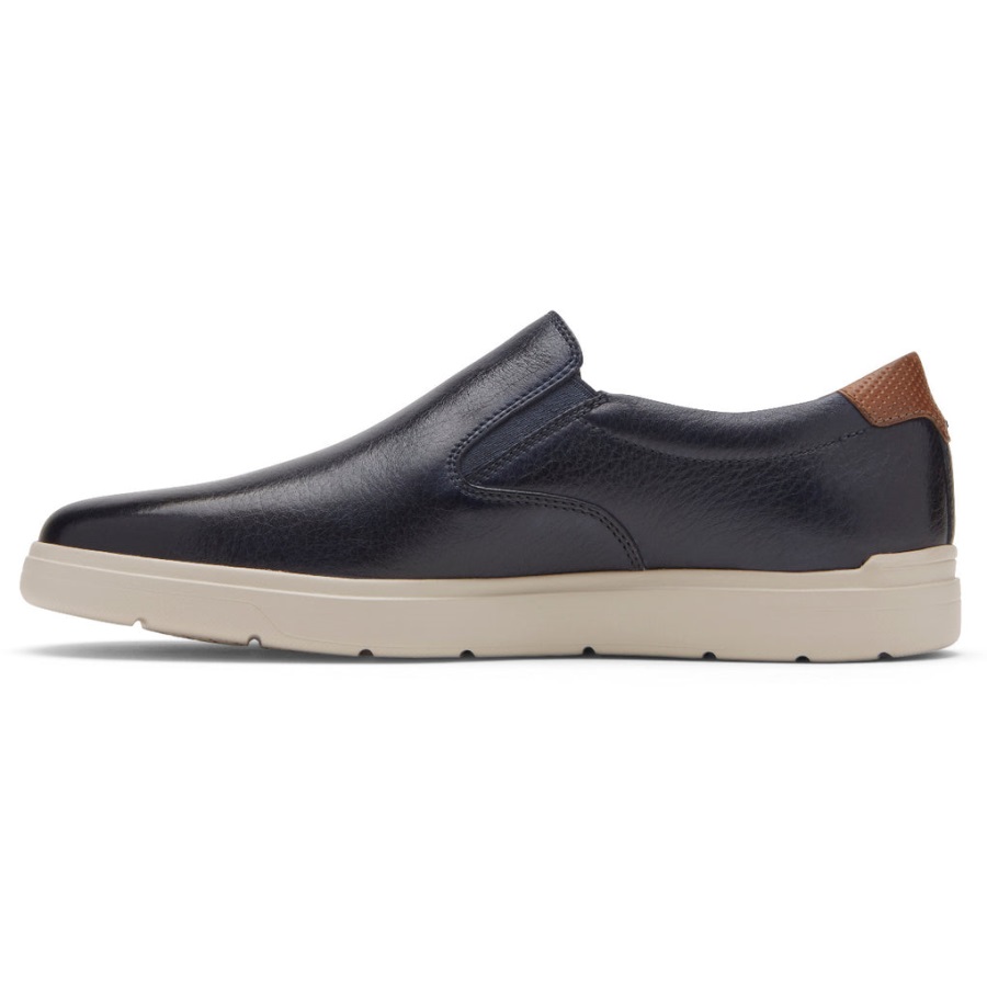 Rockport Erkek Total Motion Lite Slip-on Spor Ayakkabı Yeni Elbise Blues Toledo - Görsel 5