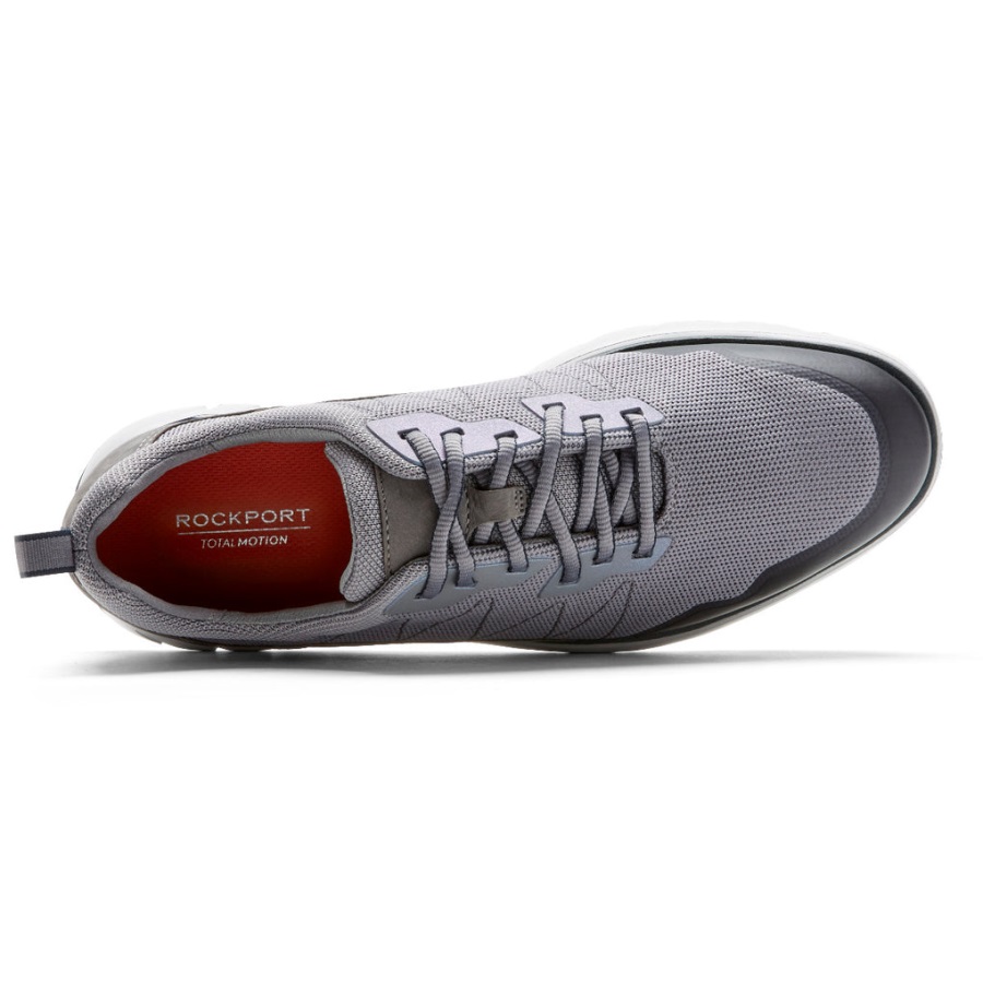 Rockport Erkek Total Motion Spor çamurluk Spor Ayakkabı çelik Gri - Görsel 4