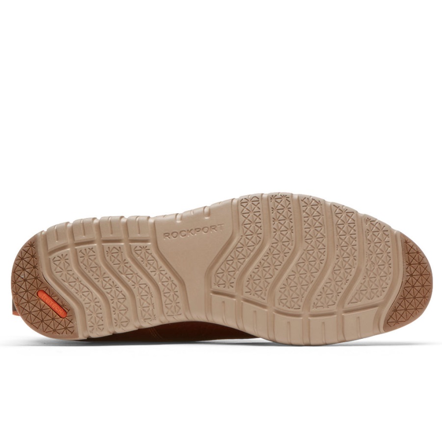 Rockport Erkek Total Motion Spor Düz Burunlu Oxford Konyak Derisi - Görsel 3