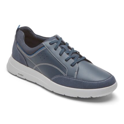 Rockport Erkek Truflex Cayden Spor Ayakkabı Yeni Elbise Blues Süet Deri