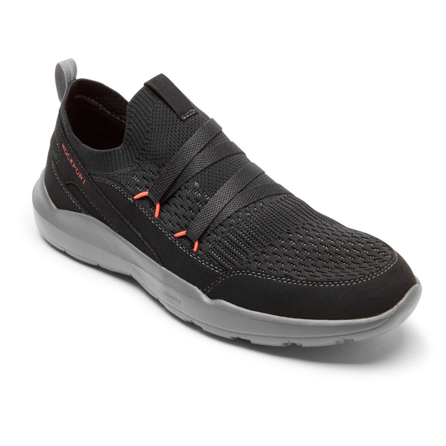 Rockport Erkek Truflex Evrim çamurluk Geçmeli Spor Ayakkabı Siyah - Görsel 1