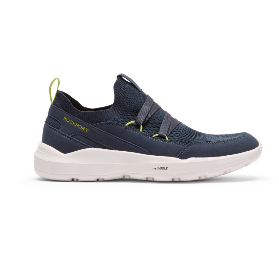Rockport Erkek Truflex Evrim çamurluk Slip-on Spor Ayakkabı Lacivert - Görsel 2