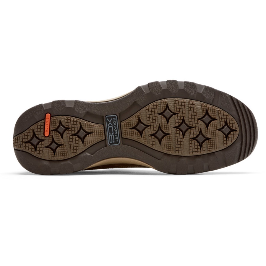 Rockport Erkek Xcs Ladin Tepe Slip-on Spor Ayakkabı Boston Ten Rengi Deri örgü - Görsel 3