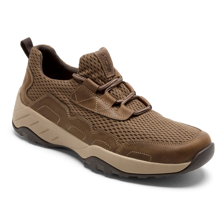 Rockport Erkek Xcs Ladin Tepe Slip-on Spor Ayakkabı Boston Ten Rengi Deri örgü - Görsel 1
