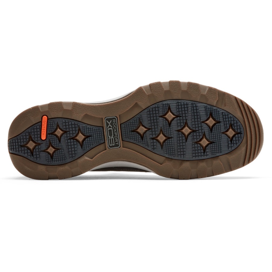 Rockport Erkek Xcs Ladin Tepe Slip-on Spor Ayakkabı Yeni Elbise Blues Deri örgü - Görsel 3
