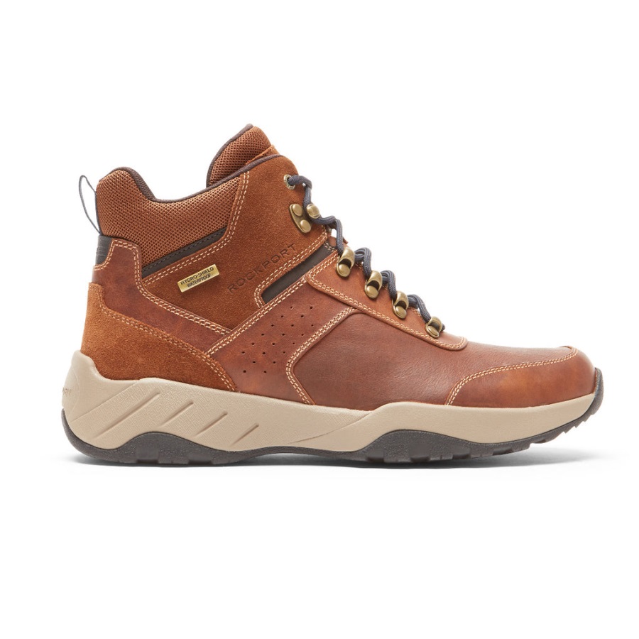 Rockport Erkek Xcs Ladin Tepe Trekker Botu Su Geçirmez Kahverengi - Görsel 2