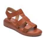 Rockport Kadın Abbie T-kayış Sandalet Picante