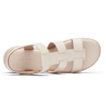Rockport Kadın Abbie T-kayış Sandalet Vanilya - Görsel 4
