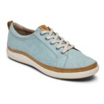 Rockport Kadın Bailee Spor Ayakkabı Mineral Mavi Kanvas