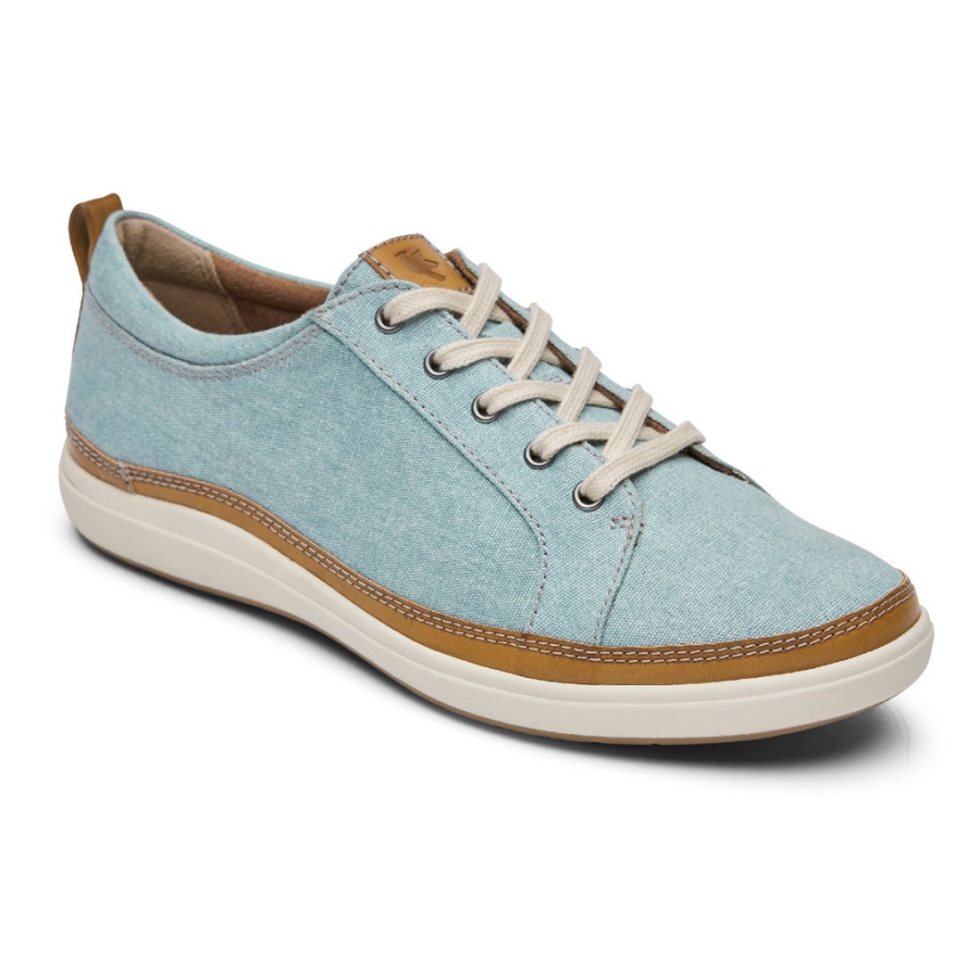 rockport_kadin_bailee_spor_ayakkabi_mineral_mavi_kanvas.jpg Rockport Kadın Bailee Spor Ayakkabı Mineral Mavi Kanvas - Görsel 1