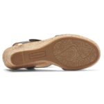 Rockport Kadın Blanca T-kayış Sandalet Siyah - Görsel 3