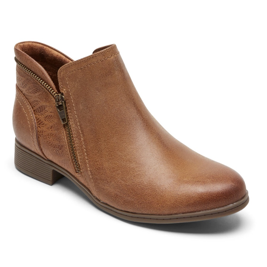 rockport_kadin_crosbie_bootie_bronzluk.jpg Rockport Kadın Crosbie Bootie Bronzluk - Görsel 1