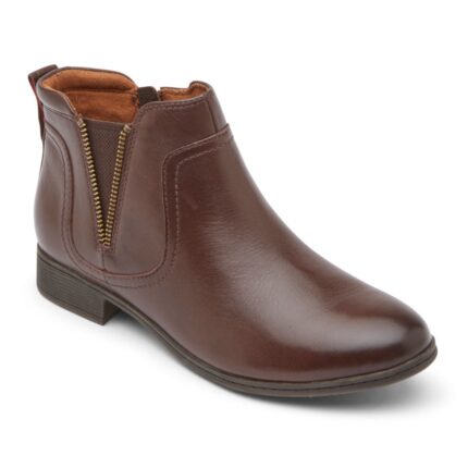 Rockport Kadın Crosbie Gore Patik Kahverengi