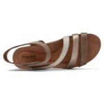Rockport Kadın Hollywood 4-kayış Sandalet Güvercin çok - Görsel 4