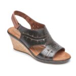 Rockport Kadın Janna Delikli Slingback Siyah