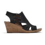 Rockport Kadın Janna Kama Sandal Siyah Nubuk - Görsel 2