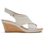 Rockport Kadın Janna Slingback Kama Sandal Beyaz Deri - Görsel 2