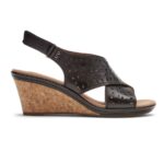 Rockport Kadın Janna Slingback Kama Sandal Siyah Deri - Görsel 2