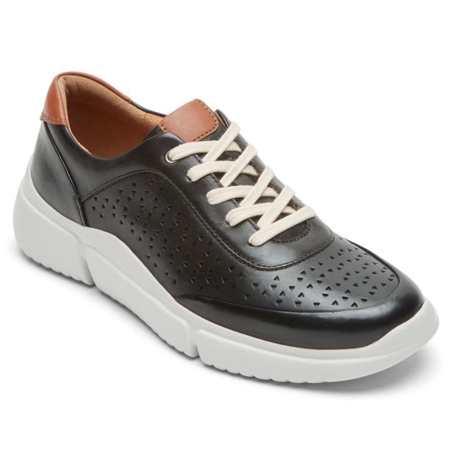 rockport_kadin_juna_delikli_spor_ayakkabi_siyah.jpg Rockport Kadın Juna Delikli Spor Ayakkabı Siyah - Görsel 1