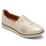Rockport Kadın Laci Twin-gore Slip-on Metalik Deri