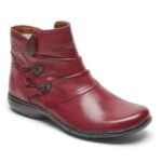 Rockport Kadın Penfield Dantelli çizme Kırmızı Deri