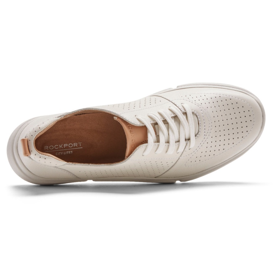 Rockport Kadın R-evolution Yıkanabilir Bağcıklı Spor Ayakkabı Beyaz Yıkanabilir - Görsel 4