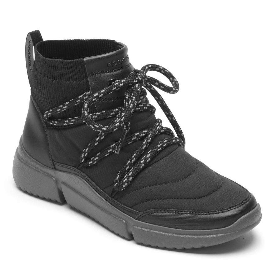 rockport_kadin_r_evolution_yikanabilir_kapitone_patik_siyah.jpg Rockport Kadın R-evolution Yıkanabilir Kapitone Patik Siyah - Görsel 1